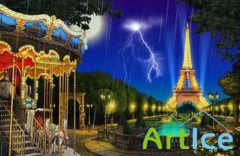 Astrogemini Around the World Paris Screensaver v1.0