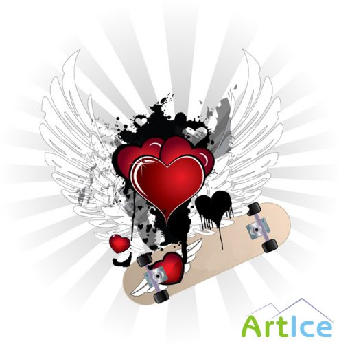 Free Vector Hearts