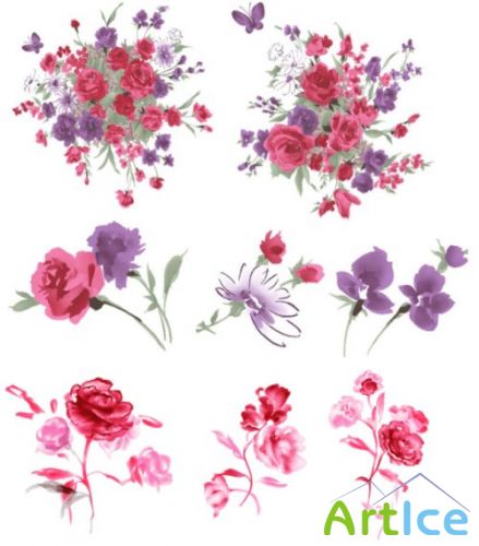 ArtCity PSD flowers