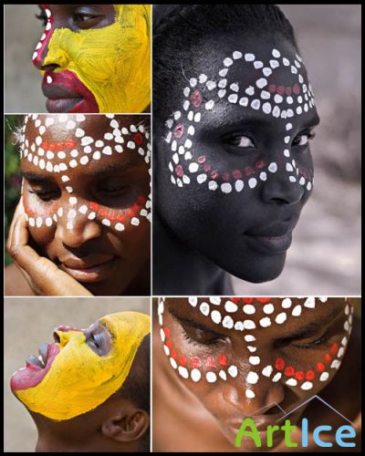 Amazing SS African Face Paintings