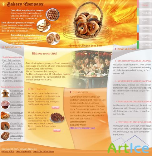 DesignLoad flash website template 1293