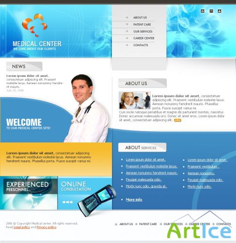 DesignLoad flash website template 5315