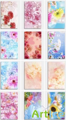 97 Floral Backgrounds
