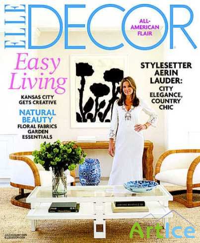 ELLE Decor - July/August 2009