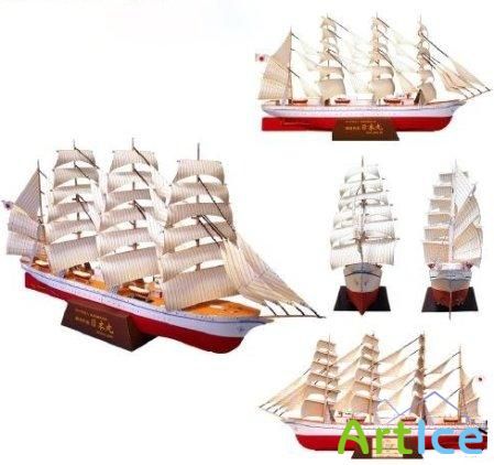 Models of Paper - Frigate