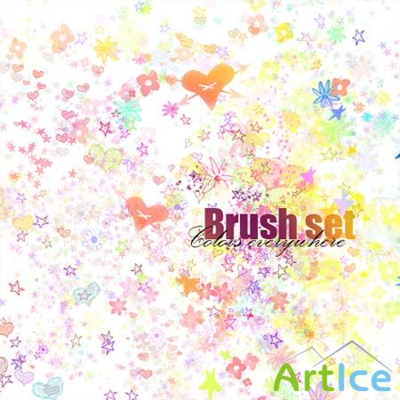 Colors Everywhere - Photoshop Brushes Set
