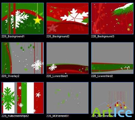Digital Juice - Editors Toolkit 09: Christmas Tools set 228