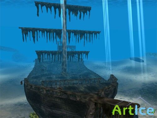 Pirate Ship 3D Screensaver v1.2 Pirate Ship 3D Screensaver v1.2
