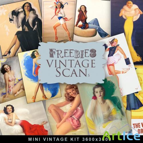 Pin up girls card