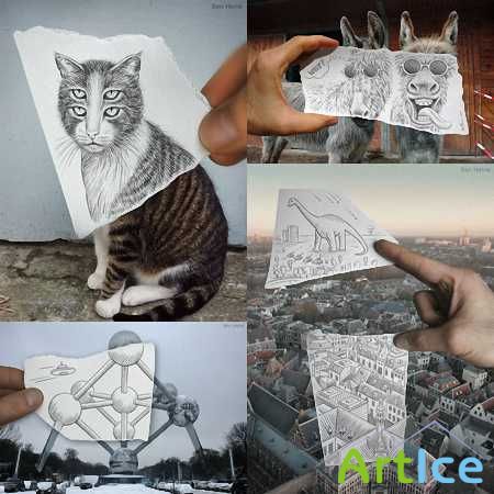 Ben Heine  Pencil vs Camera