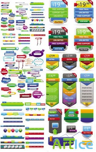 Web Elements - Vector Pack