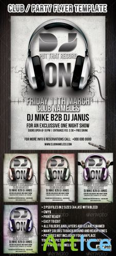 PARTY/CLUB FLYERS AND POSTER TEMPLATE - Graphicriver