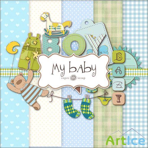 Scrap-set - My Baby #1