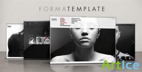 ActiveDen - Forma Template (Incl FLA - Black) - Rip