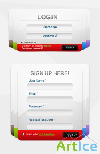 Login Form - GraphicRiver