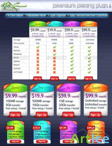 Premium Pricing Plan 2 - GraphicRiver