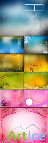 Watch a romantic display of love series photo templates
