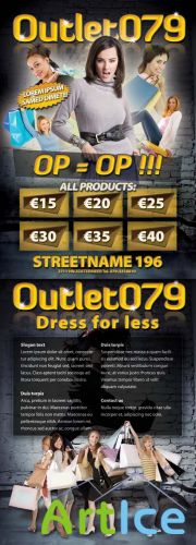 Brochure for clothing