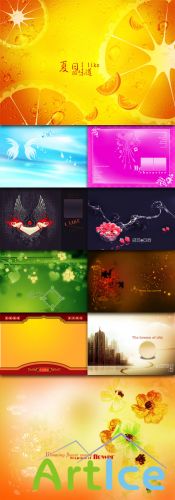 Art photo template its own way
