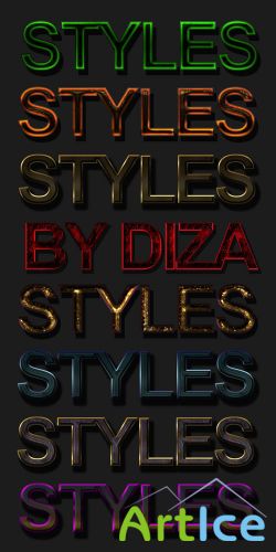 Mixed Layer Styles for Photoshop (Part 2)