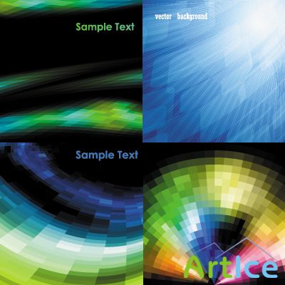 Abstract Mosaic Vector