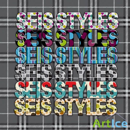 6 Nice Styles for Photoshop