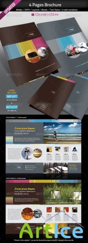 GraphicRiver - 4pages A4 Brochure UPDATED