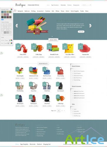 Boutique - ElegantThemes WordPress Theme