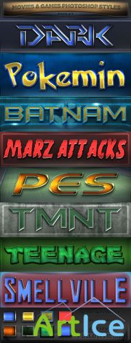 GraphicRiver - Movies & Games Styles Pack 5