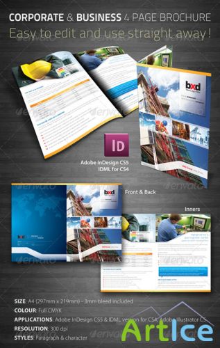 GraphicRiver - Corporate & Business 4 Page Brochure GraphicRiver - Corporate & Business 4 Page Brochure