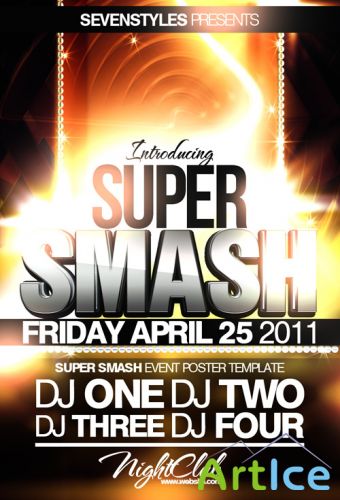 Smash Template flyer