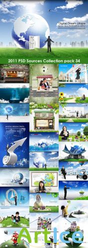 2011 PSD Sources Collection Pack 34