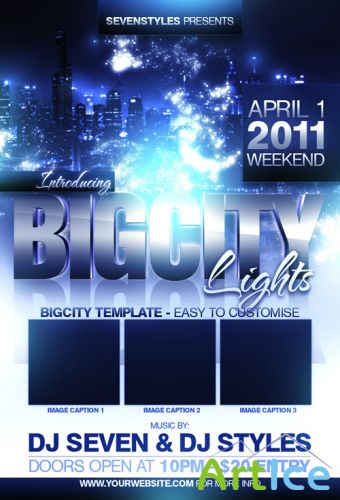 Big city lights Template