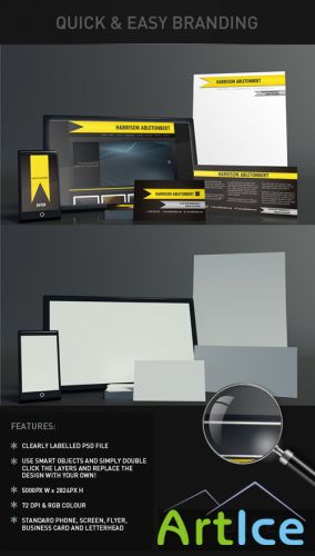 Quick and easy branding mockup