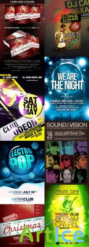 Collection PSD flyers 2011 pack # 4