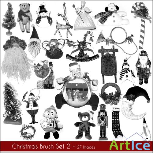 Christmas Brush Set 2
