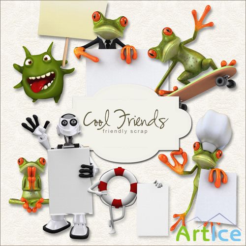 Scrap-kit - Cool Friends #1