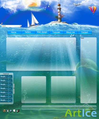 Blue Sea PSD