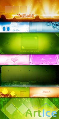 Squandered Romance Series - Qingqianyixian - Wide Flat Photo Template