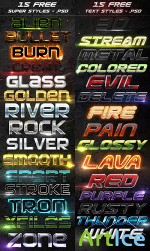 30  Free Text Styles