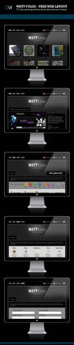 Watt Folio   PSD Web Layout