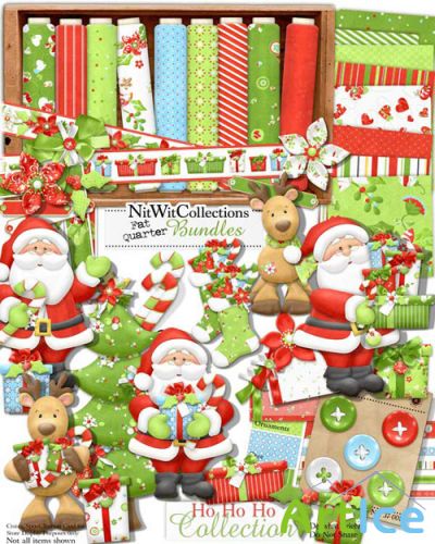 Scrap-set - Ho Ho Ho Collection by Nitwit