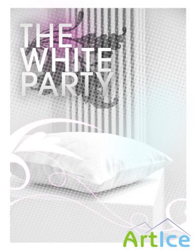 White party flyer