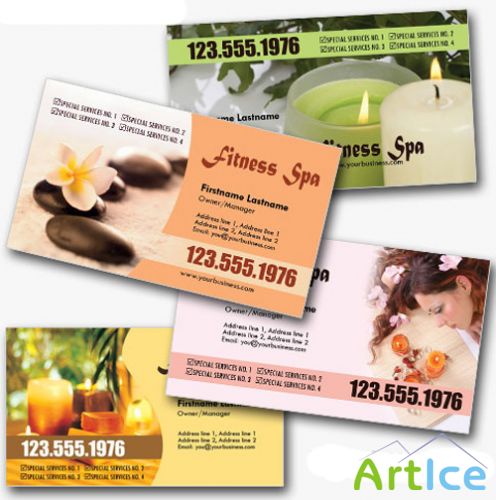 Spa Business Cards