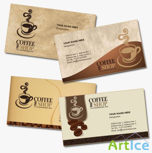 Business Cards Coffee Shop
