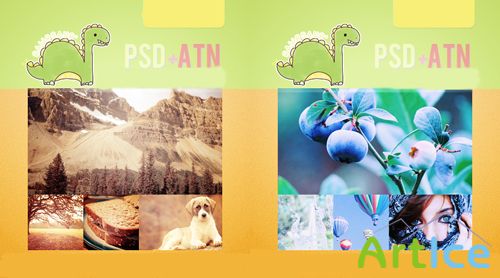 Photoshop Actions 12, 13