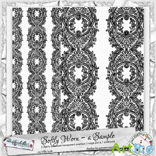 Scrap-kit - Softly Worn - a Sample