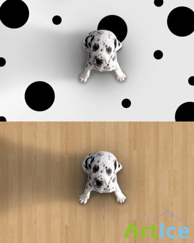 Spot the dog psd