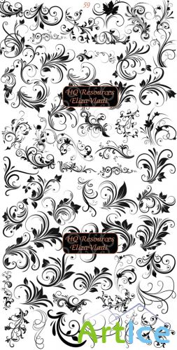 Spring swirls Brushes