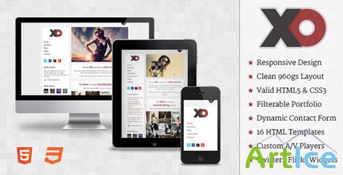 ThemeForest - XO - Responsive Creative HTML Template (Updated) - Rip